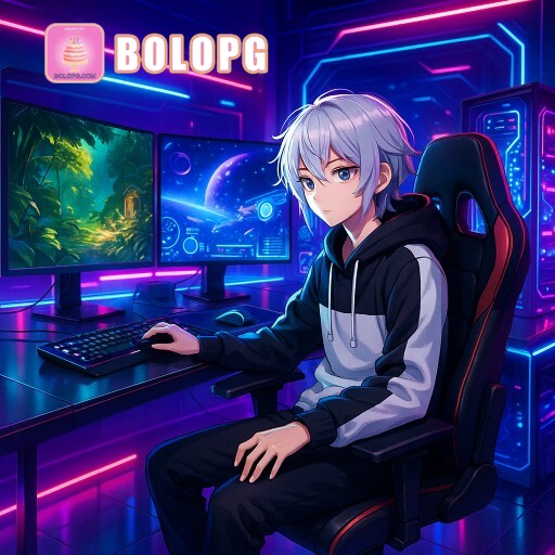 Imagem promocional da BOLOPG mostrando a plataforma e suas vantagens