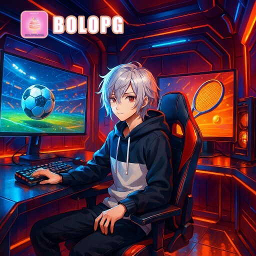 Imagem promocional da BOLOPG mostrando a plataforma e suas vantagens